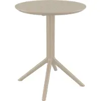 CLP Opklapbare tafel Sky rond 60, rond - zwart