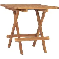 Syfax Tuintafel inklapbaar 50x50x50 cm massief teakhout