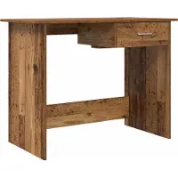 Syfax Bureau met lade Oudhout 100 x 50 x 76 cm Bewerkt hout