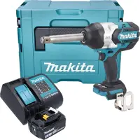 Makita DTW 1005 SF1J accu slagmoersleutel 18 V 1360 Nm 3/4" borstelloos + 1x oplaadbare accu 3.0 Ah + lader + Makpac