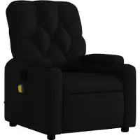 Syfax Massagestoel met zwarte stof