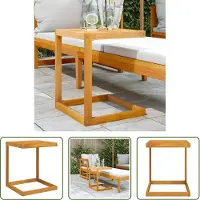 The Living Store C-Tisch, 42x40x50 cm, massief acaciahout