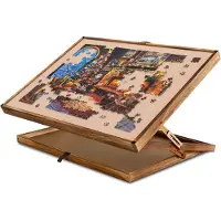 Sonstiges Lavievert 2-in-1 puzzelbord, in hoogte verstelbaar, hout, geschikt voor puzzels van 1000 en 1500 stukjes