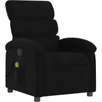 Syfax Massagestoel met zwarte stof