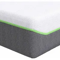 Syfax Matras Wit en Grijs 140 x 200 cm Jacquard stof