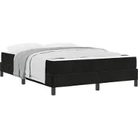 Syfax Boxspringbed met matras Zwart 160 x 210 cm Stof