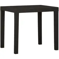 Prolenta Maison Exclusive - Tuintafel, antracietkleurig, 79 x 65 x 72 cm, kunststof