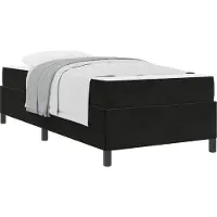 vidaXL Bedframe Zwart 90 x 190 cm Stof