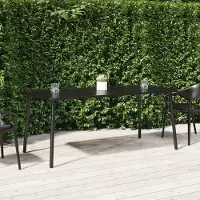Prolenta Maison Exclusive - Tuintafel, antraciet, 165x80x71 cm, staal