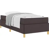 vidaXL Bedframe Donkerbruin 80 x 200 cm Stof