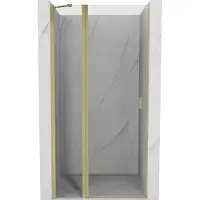 Mexen Mist draaideur douchedeur 95 , transparant, goud geborsteld - 8A4-095-000-55-00