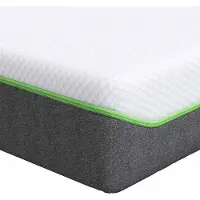 Syfax Matras Medium zacht 80 x 160 cm Wit en Grijs
