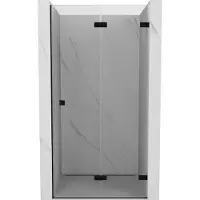 Mexen Lunar-F opvouwbare douchedeur rechts 50 , transparant, zwart - 836-050-000-70-00-P