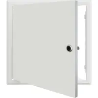 Syfax Toegangs paneel Wit 33 x 33 x 3 cm Staal