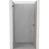 Mexen Lunar-B draaideur voor de douche, links 55 , transparant, roségoud - 832-055-000-60-00-L
