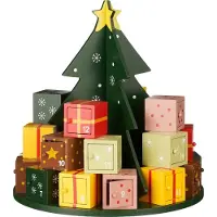 Mica Decorations Kerst Adventskalender - Kerstboom met 24 Cadeauvakjes - Advent Kalender 2026 - voor Kinderen en Volwassenen - H30 x D27,5 cm - 100% FSC - Groen/ Meerkleurig