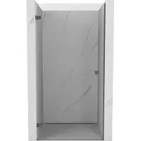 Mexen Lunar-B linksdraaiende douchedeur 55 , transparant, gun metal - 832-055-000-95-00-L