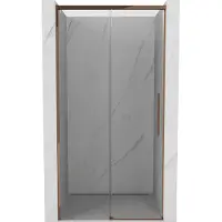 Mexen Rox schuifdouchedeur 125 , transparant, roze goud - 8C2-125-000-60-00
