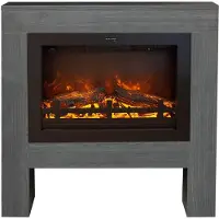 Xaralyn Elektrische kachel - Bolea EHL - Houtlook - 1500 Watt verwarming - met afstandsbediening - inclusief schouw en inbouwkachel