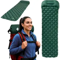 Outtec Luchtmatras - Luchtbed - Slaapmat - 195x55 cm - Ultralicht - Waterdicht - Snel Oppompen - Opblaasbaar Matras - Camping, Outdoor