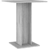 Syfax Bistrotafel 60x60x75 cm bewerkt hout grijs sonoma eikenkleurig