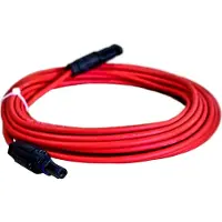 Doktorvolt 30 meter zonnepaneelkabel, verlengkabel, 4mm² met MC4-connectoren, rood