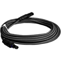Doktorvolt 30 meter zonnepaneelkabel, verlengkabel 6mm² met MC4-connectoren, zwart