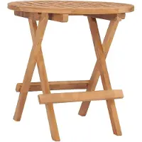 Syfax Tuintafel inklapbaar 50x50x50 cm massief teakhout