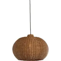 Light & Living Rotan hanglamp Melzor Ø 45cm - donker bruin