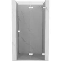 Mexen Lunar-F opvouwbare douchedeur rechts 60 , transparant, wit - 836-060-000-20-00-P