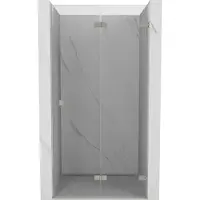 Mexen Lunar-F opvouwbare douchedeur rechts 100 , transparant, geborsteld nikkel - 836-100-000-97-00-P