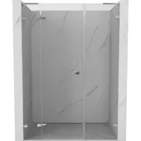 Mexen Lunar L draaideur douchedeur links 160 , transparant, chroom - 834SL-160-050-01-00-L