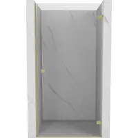 Mexen Lunar-B douchedeur draaibaar rechts 100 , transparant, goud geborsteld - 832-100-000-55-00-P