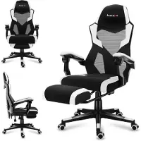 Huzaro Combat Serie - Gamingstoel - Wit - FlexiBack - TitanPad