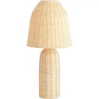 Light & Living Rotan schemerlamp Mandor Ø 28,5cm - donker rotan