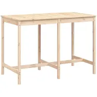 Syfax Tuintafel 159,5x82,5x110 cm massief grenenhout