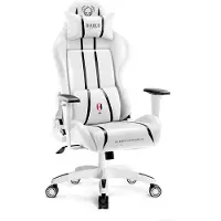 Diablo Chairs - Gaming stoel X.One 2.0 - Bureaustoel verstelbaar - Klein maat - Wit