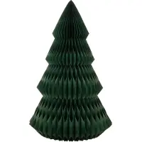 Mica Decorations Papieren Kerstboom - Opvouwbare Kunstkerstboom - H212 x Ø120 cm - Kerst Decoratie - FSC Mix - Groen
