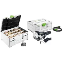 Festool DF 500 RQ-Plus domino-frees DOMINO 420 W 4 - 10 mm + assortiment domino's + Systainer
