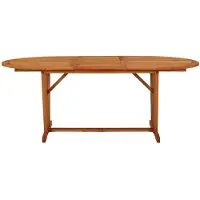 Syfax Tuintafel 200x100x75 cm massief eucalyptushout
