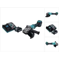 Makita GA 038 GD1 accu haakse slijper 40 V max. 230 mm borstelloos XGT + 1x accu 2,5 Ah + oplader