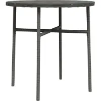 Syfax Salontafel 45 cm poly rattan grijs