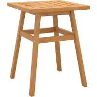 Syfax Bijzettafel 45x45x60 cm massief acaciahout