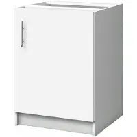 Stamar - Keukenkast 60x46 cm - Onderkast met deuren - Wit