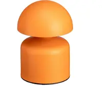 Luxus Draadloze Tafellamp Touch Mini - Vicky - Oranje - 14cm - Tafellamp Slaapkamer - Decoratieve tafellamp - Oplaadbaar - Dimbaar