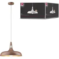 Paulmann Hanglamp Juna STYLE, dimbaar, bruin / roest, Woon-/ Eetkamer, metaal, Modern, hanglamp