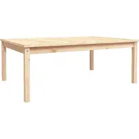 vidaXL Tuintafel 121x82,5x45 cm massief grenenhout