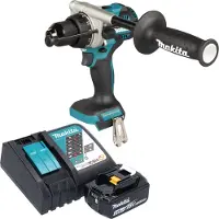 Makita DHP 492 RT1 accu-klopboormachine 18 V 141 Nm borstelloos + 1x accu 5,0 Ah + oplader
