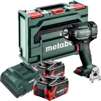 Metabo SSW 18 LTX 550 BL accu-slagmoersleutel 18 V 550 Nm borstelloos + 2x LiHDX accu 8,0 Ah + oplader + metaBOX