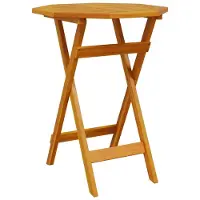 Syfax Tuintafel inklapbaar Ø60x75 cm massief acaciahout